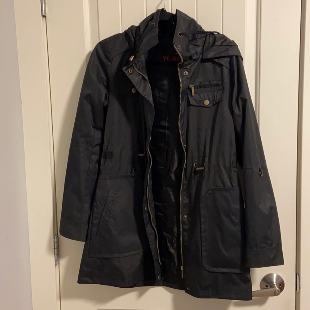 YOKI ANORAK RAIN TRENCH COAT